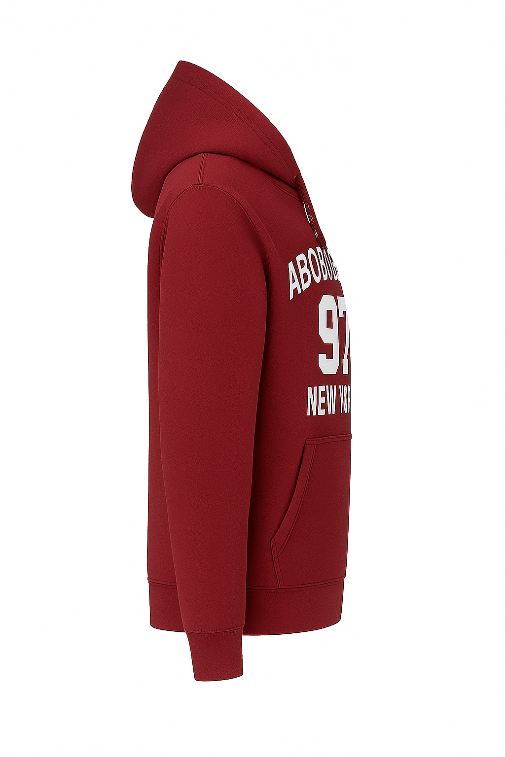 ABOBAGESHIN 97 NEW YORK Hoodie- Red Wine