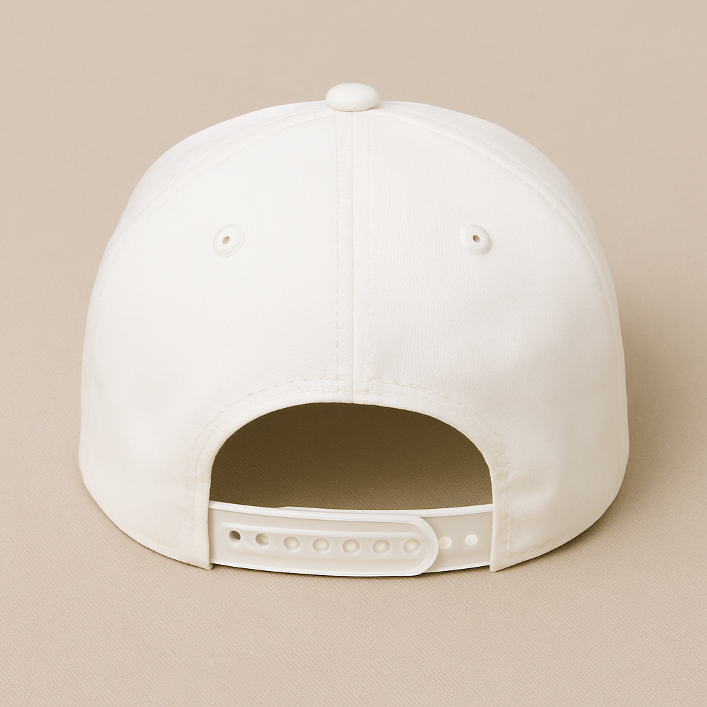 ABOBAGESHIN® White and Gold Signature Snapback